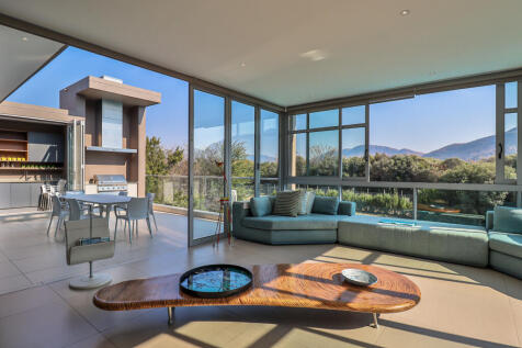 Upstairs entertainment area