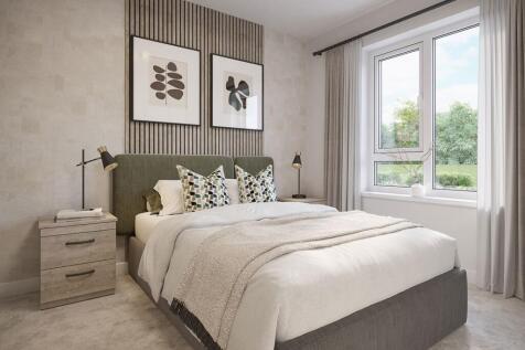 The second bedroom could alternatively be used as a guest room or study