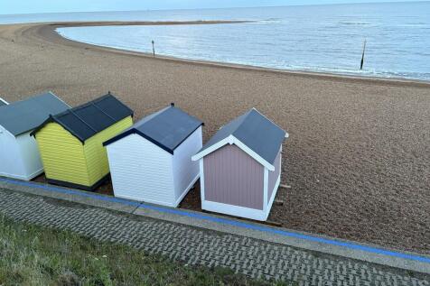 Beach hut view