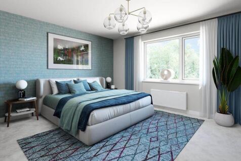 The main bedroom offers space to relax away from the rest of the home
