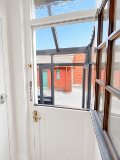 Beautiful rear stable door feature