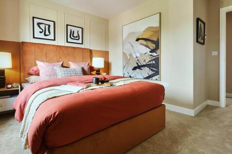 The main bedroom offers space to relax away from the rest of the home