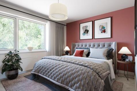 Lots of natural light fills bedroom one