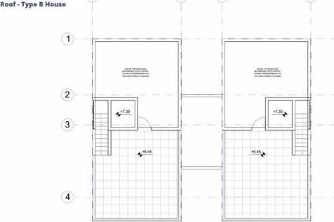 Roof plan villa...