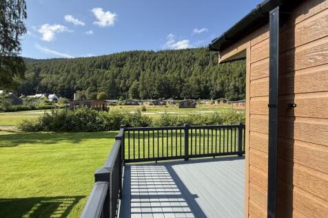 View from side of decking