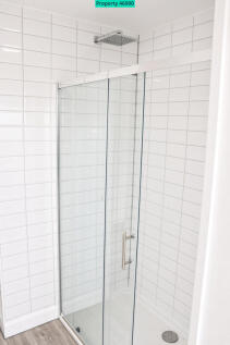 Walk in Shower with Rain Shower