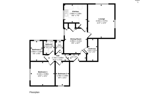 86 Hall Park Close, Littleover, Derby, DE23 6GY