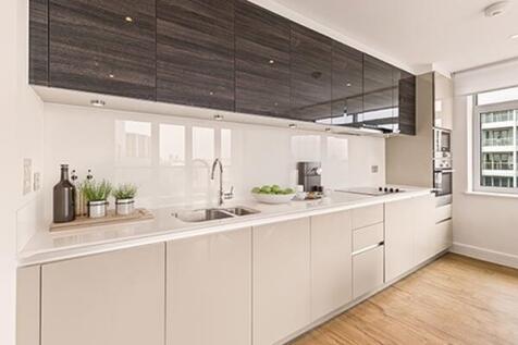 Experience the elegance and functionality of this contemporary kitchen space.