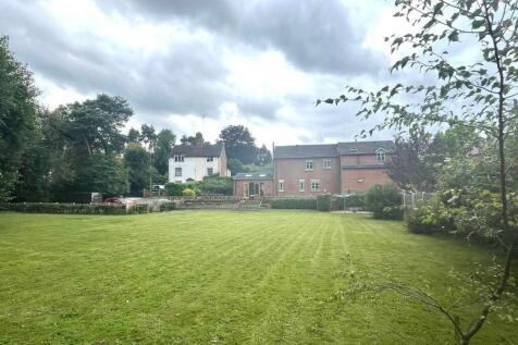 garden looking up to house