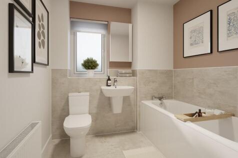 Spacious family bathroom