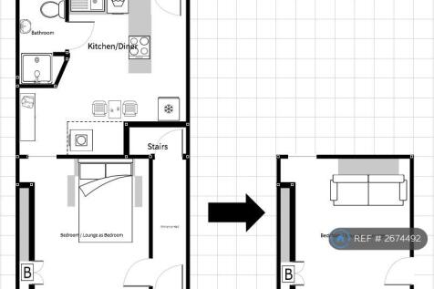 Floor Layout - Dual Function Of One Room