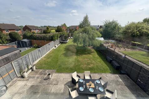 Rear Garden and Patio View from Bedroom 2
