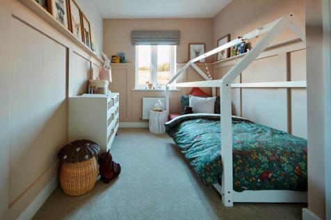 Bedroom 4 is well proportioned and perfect as a nursery of single bedroom
