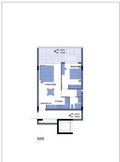 1 Bedroom Layout...
