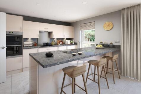 Sociable kitchen, with a breakfast bar