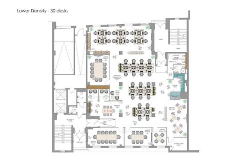 Lower Density Plan - 30 Desks