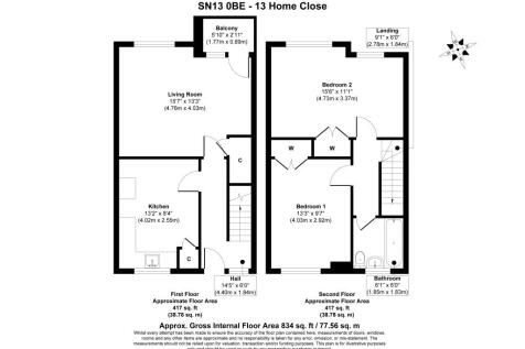 13 Home Close, Newlands Road, Corsham, Wiltshire, SN13 0BE