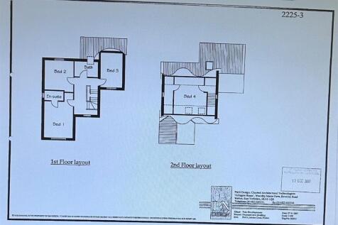 First and Second Floor plans 3 Jubilee Close, Hedo