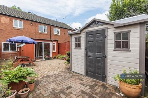 Back Garden With Shed