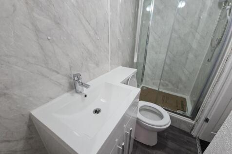 A clean and well-maintained bathroom with a mod...