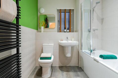 Family bathroom with modern sanitaryware