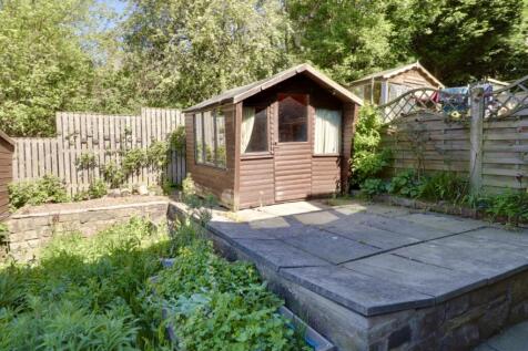 Rear patio and summer house