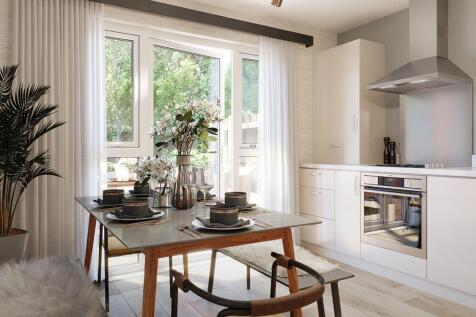 Kitchen/dining room in 3 bedroom Durris house type