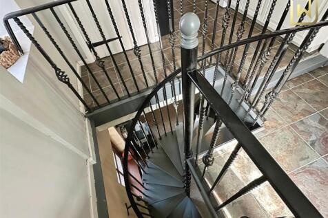 Spiral Staircase leading to Office