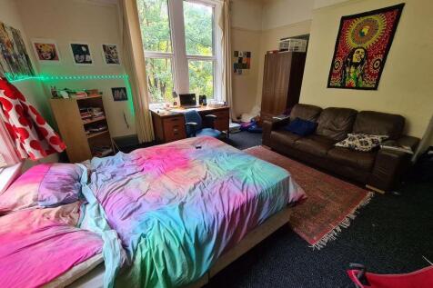 Bright and inviting master bedroom featuring a ...