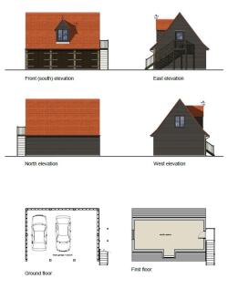 Triple Garage Dwg.