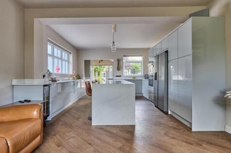 Open plan living dining kitchen