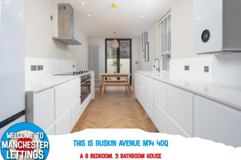 8-bed terraced on Ruskin Avenue Manchester, M14 4DQ, £736/mo