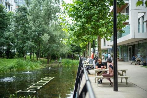 Portlands Lake in East Village, Stratford near the Olympic Park