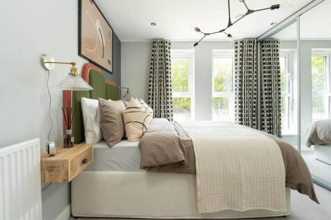Main bedroom of a typical Taylor Wimpey apartment