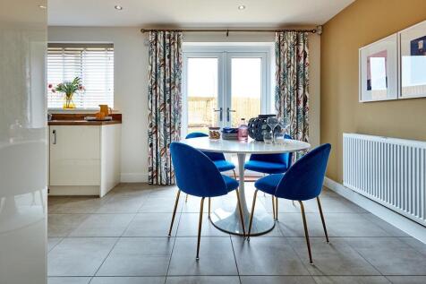 French doors opening out to the garden