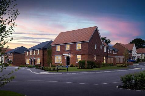 Dusk street scene at Ersham Park