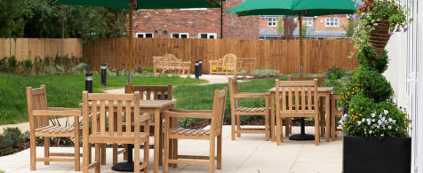 Outdoor seating area