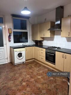 Clean Large Kitchen Can Take a Table And Chairs