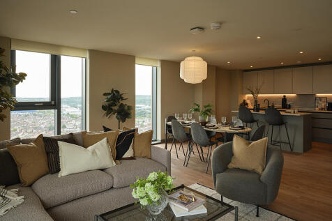 Living Area and Kitchen