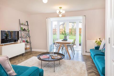 Spacious lounge in the Woodcote 4 bedroom home