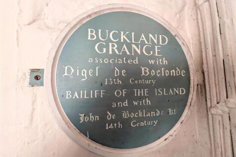 Buckland Grange Plaque
