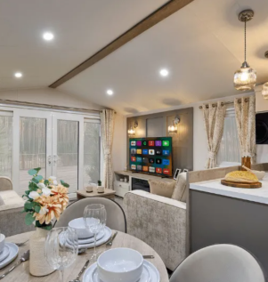 Stylish Open Plan Living Area In The Willerby Sali