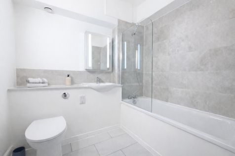 Modern minimalist bathroom design