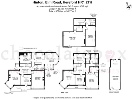 The floor plan for Hinton