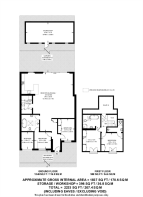 Floorplan area for info only, not for £/sq. ft valuation