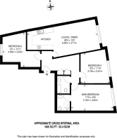Floorplan area for info only, not for £/sq. ft valuation