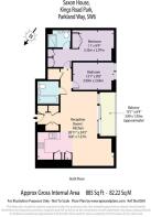 Floorplan  Saxon House, Kings Road Park, 1 Parklan