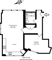 Floorplan area for info only, not for £/sq. ft valuation