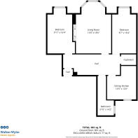 Floorplan - Walker Wylie - Flat 3.3, 4 Niddrie Squ