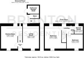 Peth Head Cottage, Allendale, Hexham - all floors.